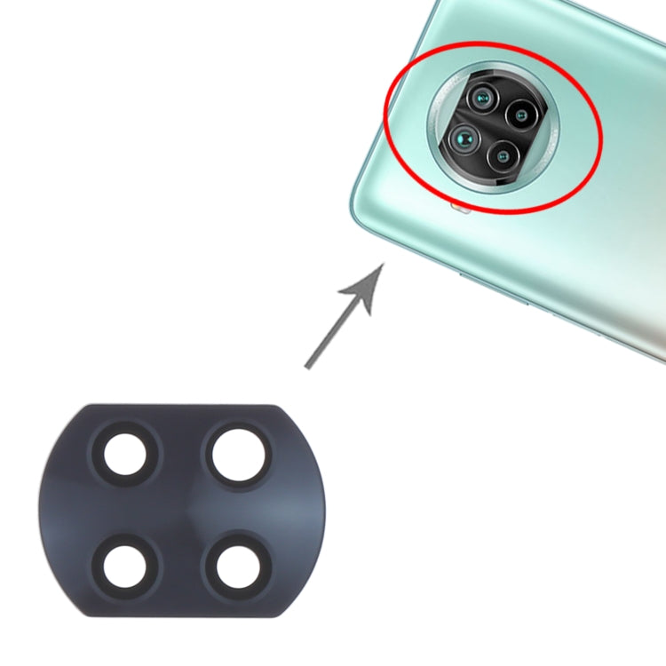 10 Pack Back Camera Lens for Xiaomi Mi 10T Lite 5G