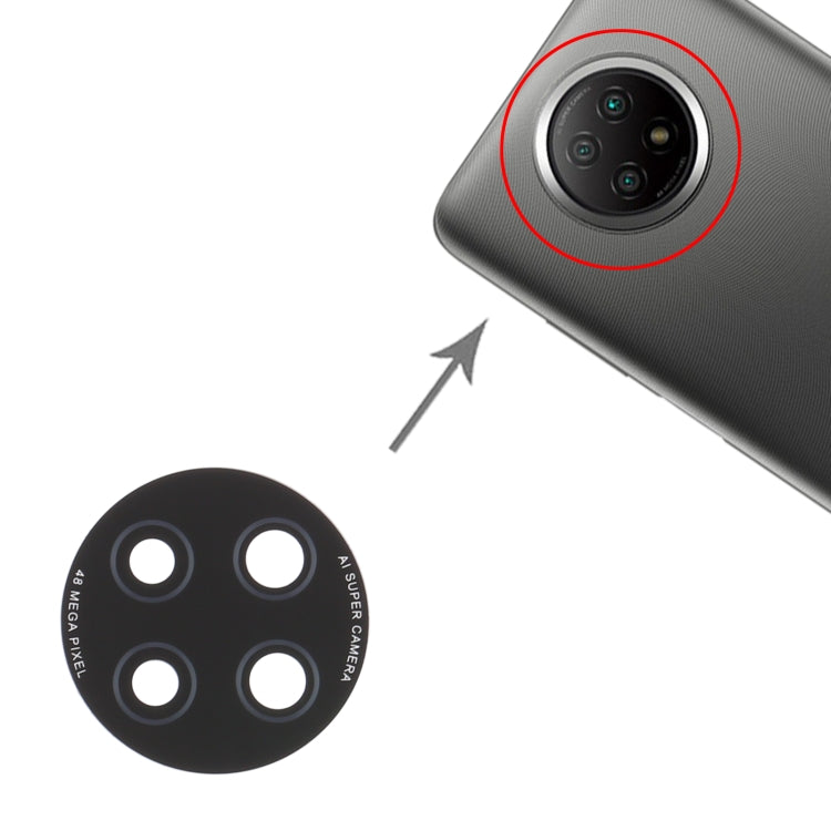 10 Pack Back Camera Lens for Xiaomi Redmi Note 9 5G