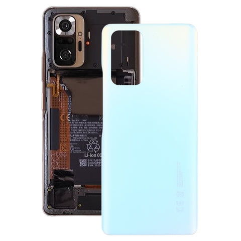 Cover posteriore originale per batteria per Xiaomi Redmi Note 10 Pro Max / Redmi Note 10 Pro 4G / Redmi Note 10 Pro (India) M2101K6P M2101K6G M2101K6I M2101K7AI M2101K7AG, For Xiaomi Redmi Note 10 Pro Max (Original), For Xiaomi Redmi Note 10 Pro Max