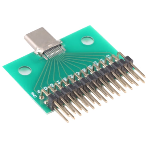 Scheda test maschio tipo C USB 3.1 con connettore 24P+2P scheda PCB, Type C Male