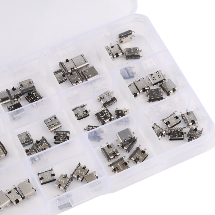75 PCS USB Type C Charging Port Connectors for Repair Tools