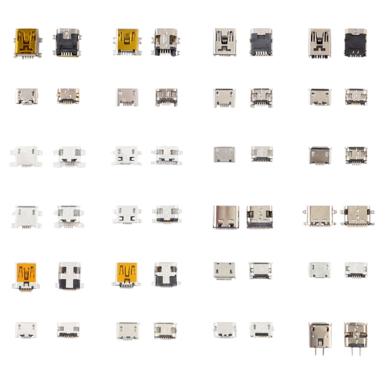 240 PCS Micro USB Type C Charging Connectors for Repairs