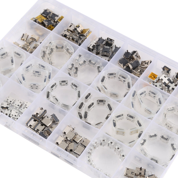 240 PCS Micro USB Type C Charging Connectors for Repairs