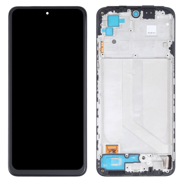 OLED Material LCD Screen and Digitizer Full Assembly With Frame for Xiaomi Redmi Note 10 4G / Redmi Note 10s 4G / Redmi Note 11 SE India / Poco M5s  M21...
