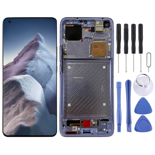 Schermo LCD e digitalizzatore in materiale AMOLED assemblaggio completo con cornice per Xiaomi Mi 11 Ultra / Mi 11 Pro M2102K1G M2102K1C M2102K1AC, For Xiaomi Mi 11 Ultra / Mi 11 Pro(), For Xiaomi Mi 11 Ultra()