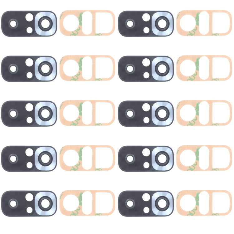 10 PCS Back Camera Lens for Xiaomi Redmi Note 10S