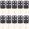 For OPPO A94 CPH2203 10pcs Back Camera Lens, For OPPO A94