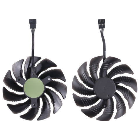 Ventola di raffreddamento della scheda grafica del computer da 1 paio da 88 mm a 4 pin per Gigabyte GeForce GTX1060 1070 GTX1050ti GTX960 RX570 RX470