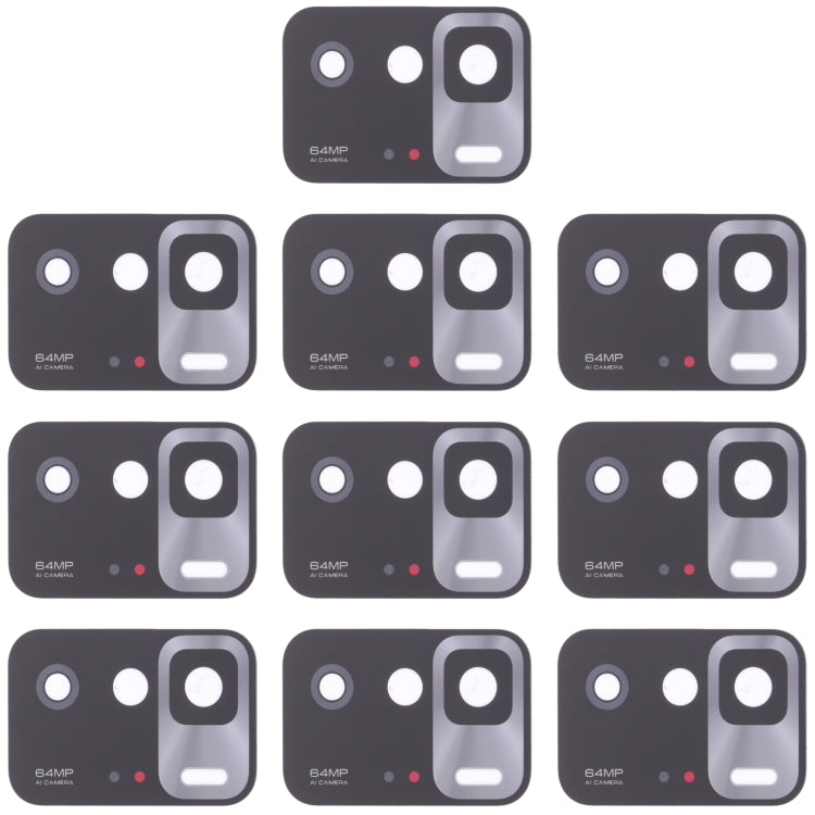 10-Pack Back Camera Lens for Xiaomi Redmi Note 10 Pro 5G