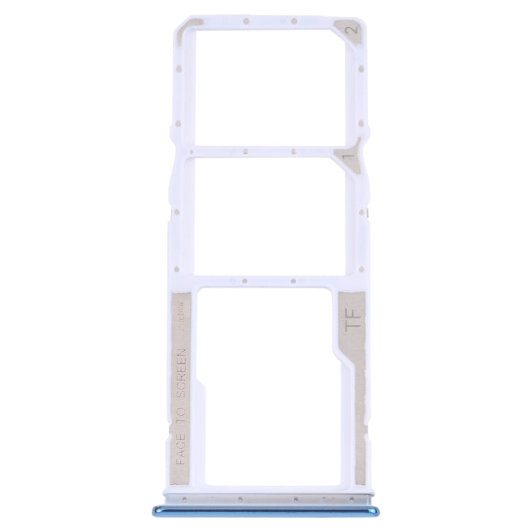SIM Card Tray + SIM Card Tray + Micro SD Card Tray for Xiaomi Redmi Note 10 4G / Redmi Note 10S M2101K7AI, M2101K7AG, M2101K7BG, M2101K7BI, M2101K7BNY, ...
