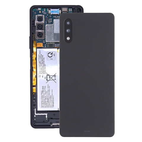 Cover posteriore della batteria con copriobiettivo della fotocamera per Sony Xperia Ace II SO-41B, For Sony Xperia Ace II