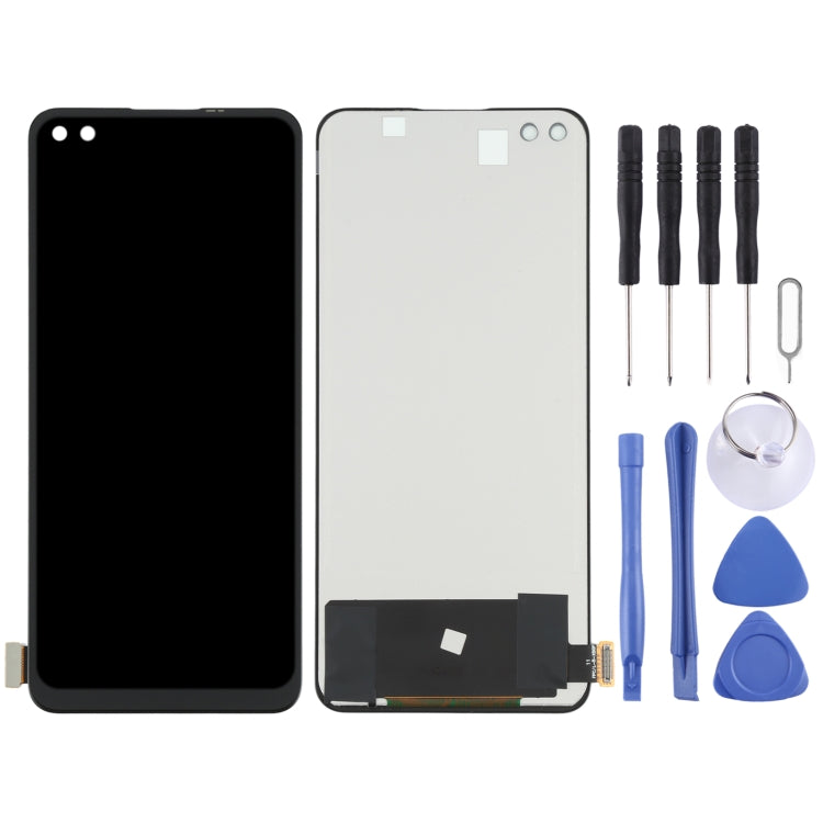 TFT Material LCD Screen and Digitizer Full Assembly (Not Supporting Fingerprint Identification) for OPPO Realme X50 Pro 5G / OnePlus Nord RMX2075 RMX207...