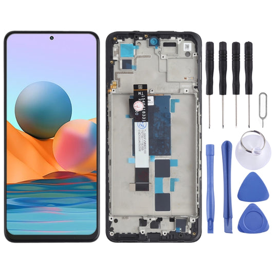 assemblaggio-completo-dello-schermo-lcd-e-digitalizzatore-originale-con-telaio-per-xiaomi-redmi-note-10-pro-5g-poco-x3-gt-21061110ag-for-xiaomi-redmi-note-10-pro-5g-poco-x3-gt-original - immagine 1