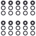 For OPPO Reno5 4G / Reno5 5G / Reno5 5K 10pcs Back Camera Lens, For OPPO Reno5 4G / Reno5 5G / Reno5 5K