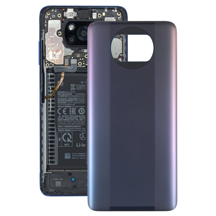 Original Battery Back Cover for Xiaomi Poco X3 Pro M2102J20SG, For Xiaomi Poco X3 Pro