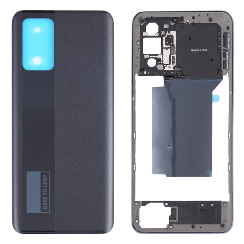 Per OPPO Realme GT Neo RMX3031 Piastra cornice centrale + cover posteriore batteria, Per OPPO Realme GT Neo (Nero), Per OPPO Realme GT Neo (Argento)
