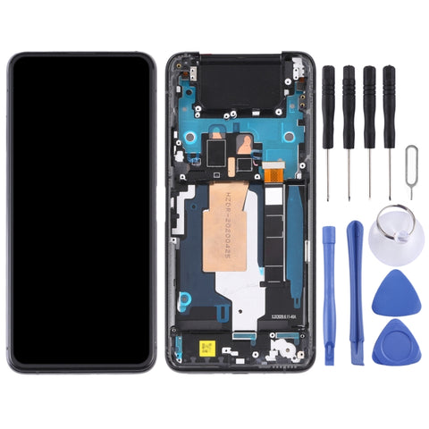 Schermo LCD in materiale AMOLED da 90 Hz e digitalizzatore assemblaggio completo con cornice per Asus Zenfone 7 Pro / Zenfone 7 ZS670KS ZS671KS, Per Asus Zenfone 7 Pro / Zenfone 7