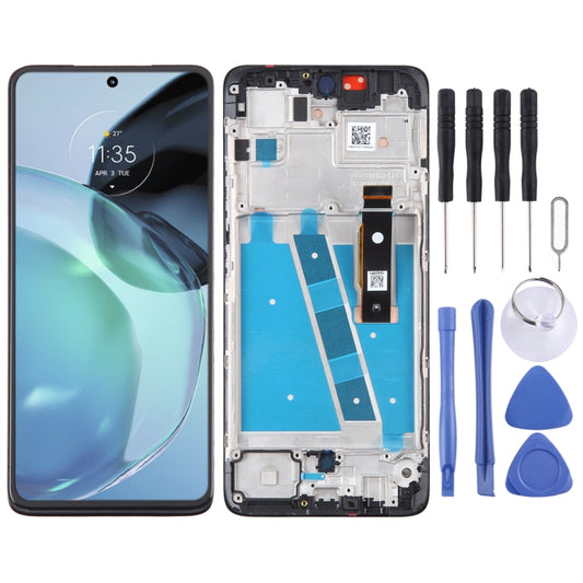 Schermo LCD per Motorola Moto G72 Digitizer assemblaggio completo con cornice