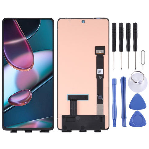 Schermo LCD e digitalizzatore in materiale OLED assemblaggio completo per Motorola Edge X30, For Motorola Edge X30()