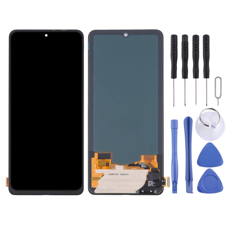 OLED Material LCD Screen and Digitizer Full Assembly For Xiaomi Redmi K40/Redmi K40 Pro/Redmi K40 Pro+/11i/11X/11X Pro/Poco F3/Black Shark 4/Black Shark...