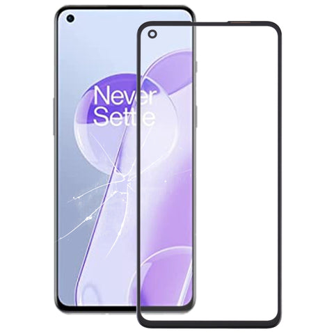 Per OnePlus 9RT 5G MT2110 MT2111 Lente in vetro esterna per schermo anteriore con adesivo OCA otticamente trasparente, For OnePlus 9RT 5G