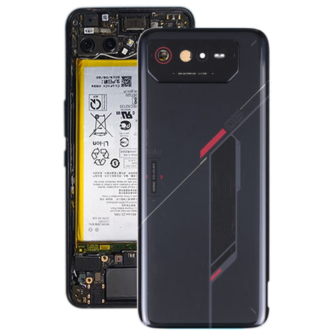 Couverture arrière de la batterie en verre pour Asus ROG Phone 6 AI2201-C AI2201-F, pour Asus ROG Phone 6 (Original)
