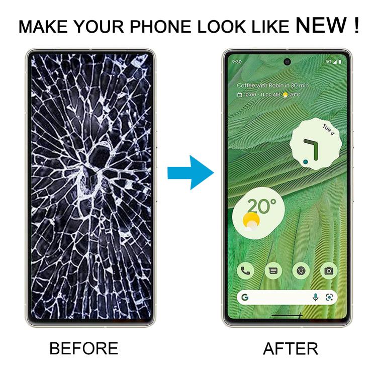 Schermo LCD AMOLED per Google Pixel 7 GVU6C GQML3 digitalizzatore assemblaggio completo con cornice, For Google Pixel 7(AMOLED)
