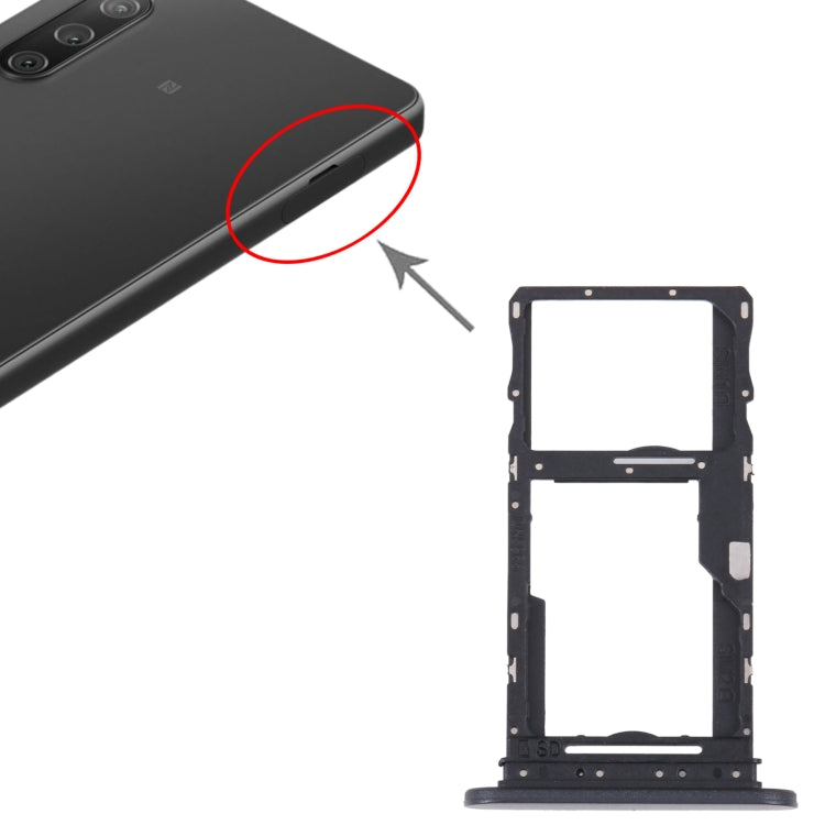 Per Sony Xperia 10 IV Vassoio scheda SIM originale + vassoio scheda SIM/Micro SD, For Sony Xperia 10 IV