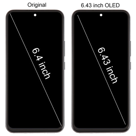 Per Samsung Galaxy A54 5G SM-A546 Display LCD OLED digitalizzatore assemblaggio completo con cornice, For Samsung Galaxy A54 5G 6.43 inch