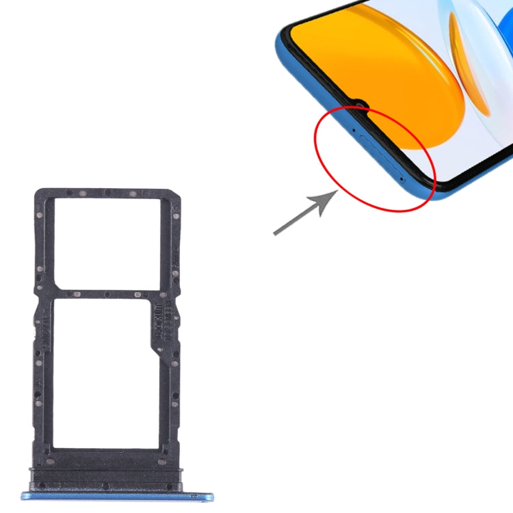 For Honor X7 SIM + SIM / Micro SD Card Tray, For Honor X7