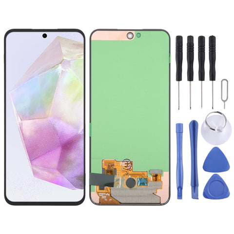 Per Samsung Galaxy A35 SM-A356B Schermo LCD originale con digitalizzatore assemblaggio completo, For Samsung Galaxy A35