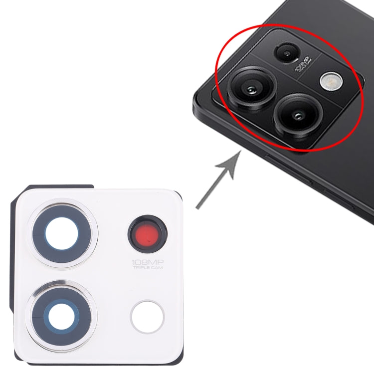 For Xiaomi Redmi Note 13 5G Back Camera Lens Frame, For Xiaomi Redmi Note 13 5G