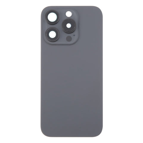 Cover posteriore in vetro per iPhone 16 Pro con copriobiettivo e