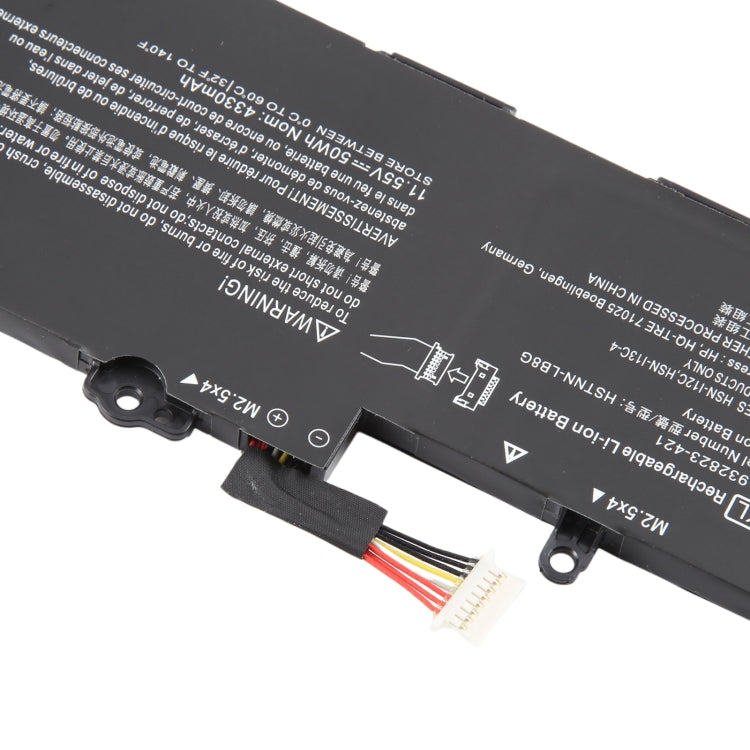 11.55V 50Wh 4330mAh Li-ion Battery For HP EliteBook 730 735 740 745 755 830 840 846 G5 G6 ZBook 14u G5 G6 933321-855 HSTNN-IB8G  SSO3XL                 ...