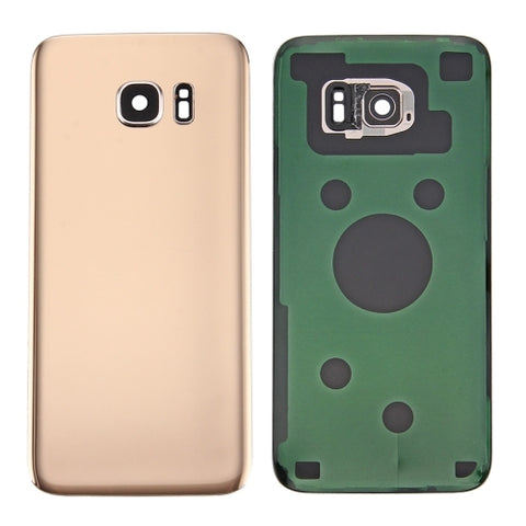 Pour Samsung Galaxy S7 SM-G930F Coque arrière batterie originale avec copriobiettivo fotocamera, pour Samsung Galaxy S7 (avec objectif d'appareil photo)