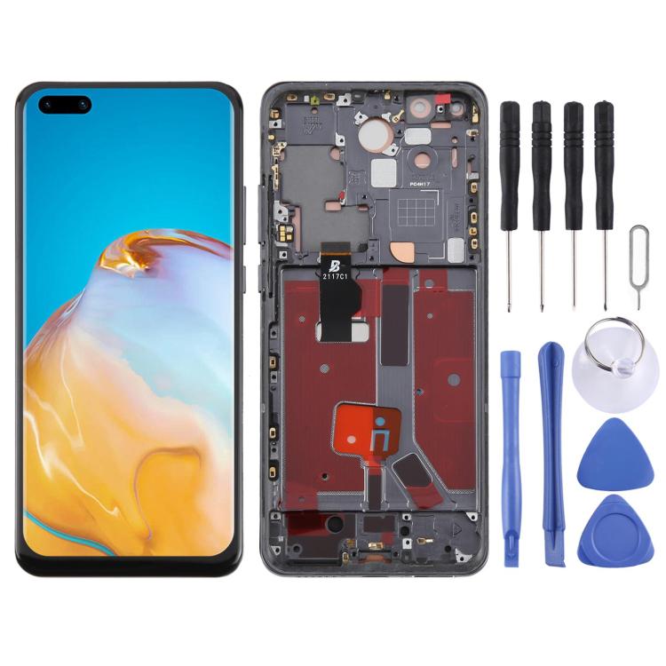 Huawei P40 Pro TFT LCD Screen Digitizer Assembly Replacement
