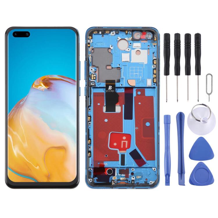 Huawei P40 Pro TFT LCD Screen Digitizer Assembly Replacement