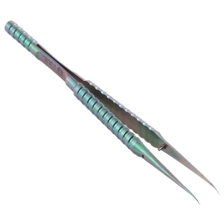 2UUL Ti02 Titanium Alloy Curved Tweezers for Precision