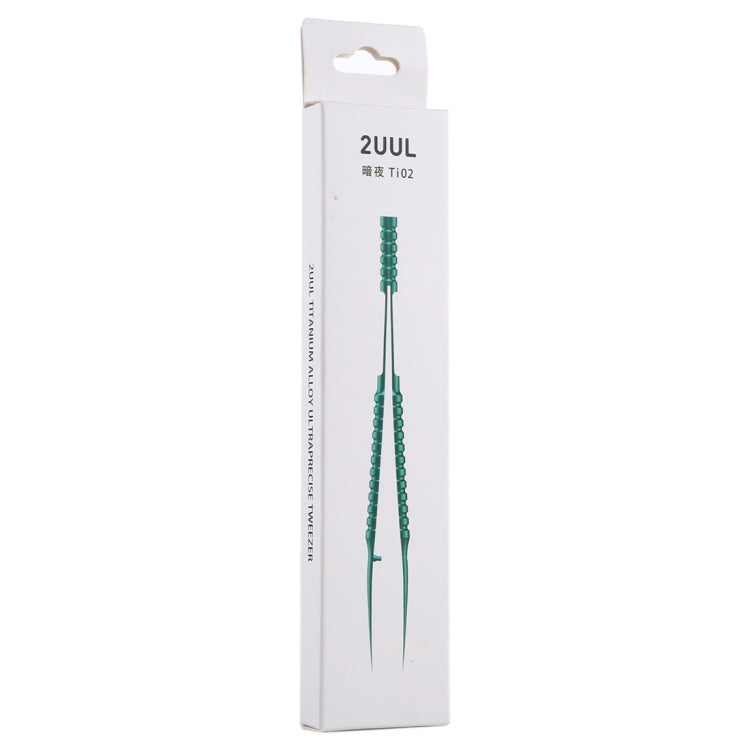 2UUL Ti02 Titanium Alloy Curved Tweezers for Precision
