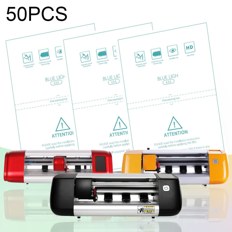 50 PCS Anti Blue Ray TPU Soft Film for Screen Protection