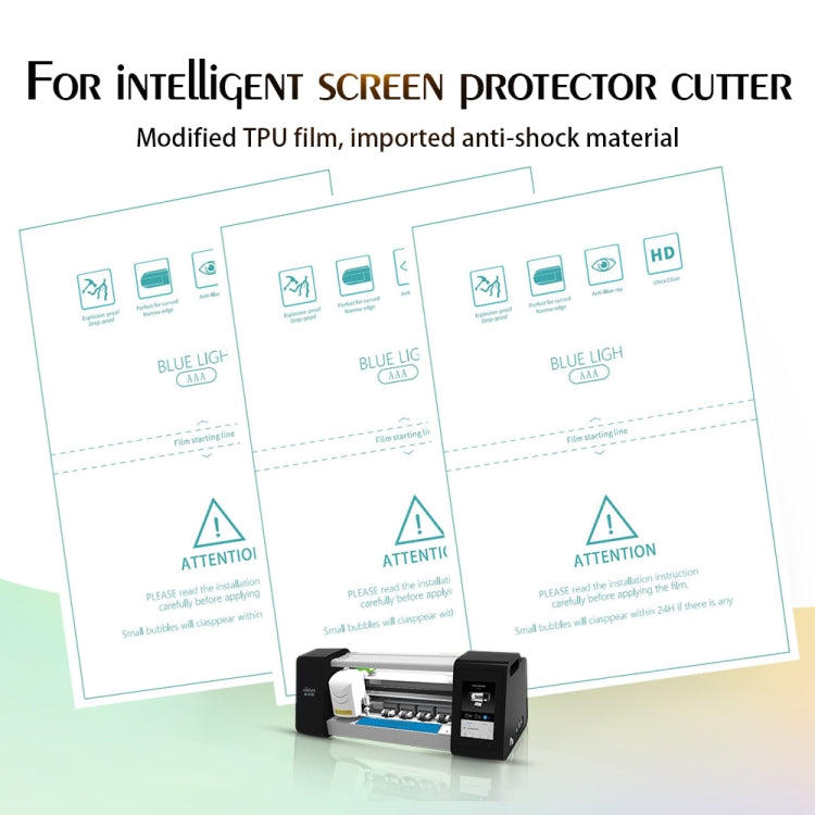 50 PCS Anti Blue Ray TPU Soft Film for Screen Protection
