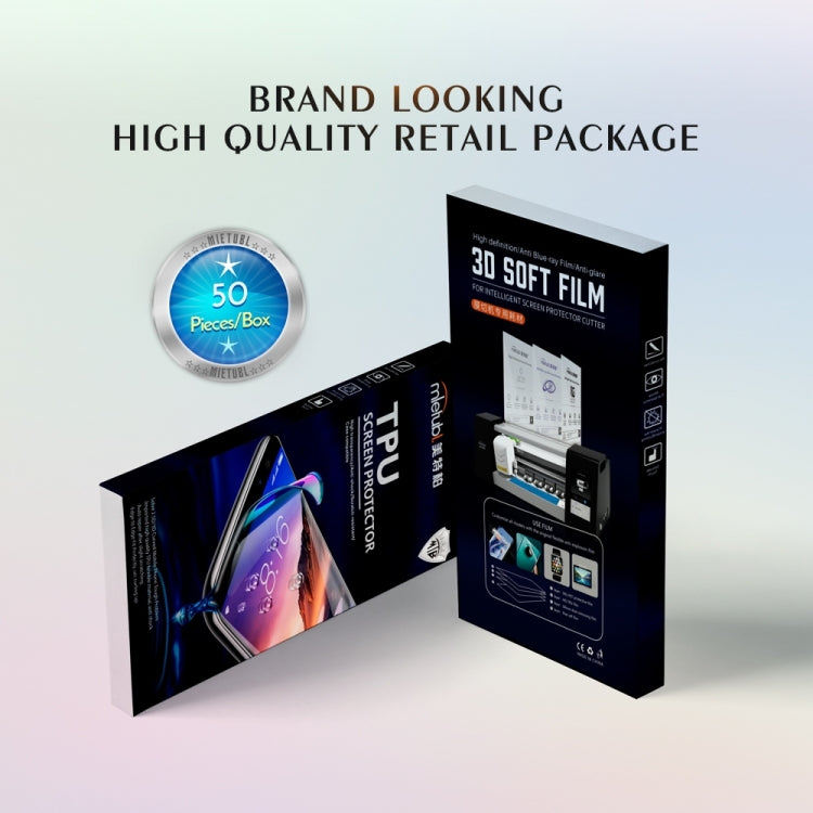 50 PCS Anti Blue Ray TPU Soft Film for Screen Protection