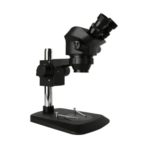 Microscope binoculaire stéréomicroscope 0,7X-50X avec éclairage, 0,7X-50X (noir), 0,7X-50X (blanc)