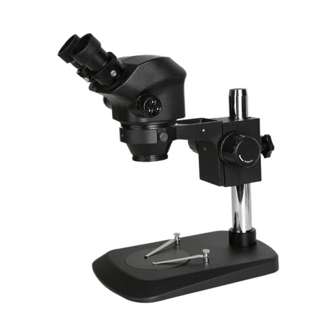 Microscope binoculaire stéréomicroscope 0,7X-50X avec éclairage, 0,7X-50X (noir), 0,7X-50X (blanc)