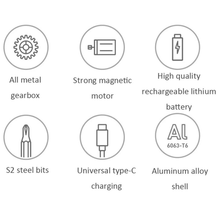 25-in-1 Xiaomi Mijia Electric Screwdriver Kit with Case