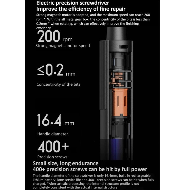 25-in-1 Xiaomi Mijia Electric Screwdriver Kit with Case