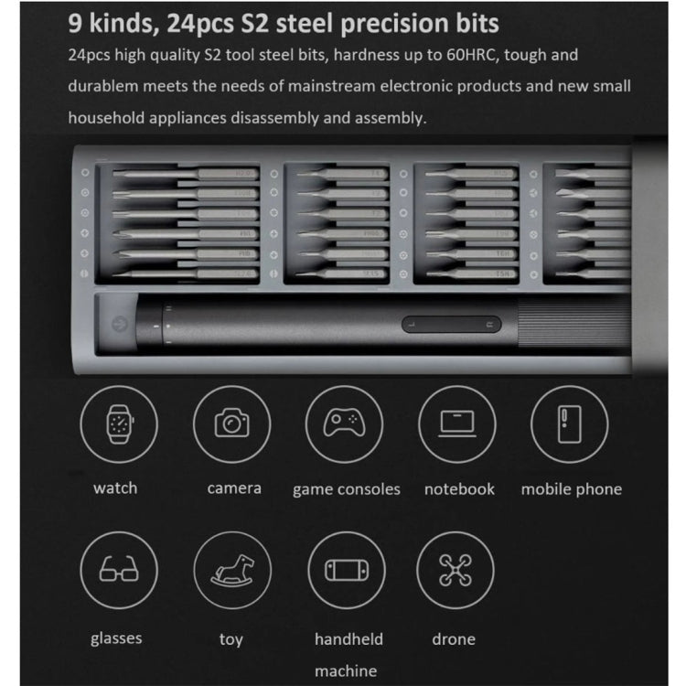 25-in-1 Xiaomi Mijia Electric Screwdriver Kit with Case