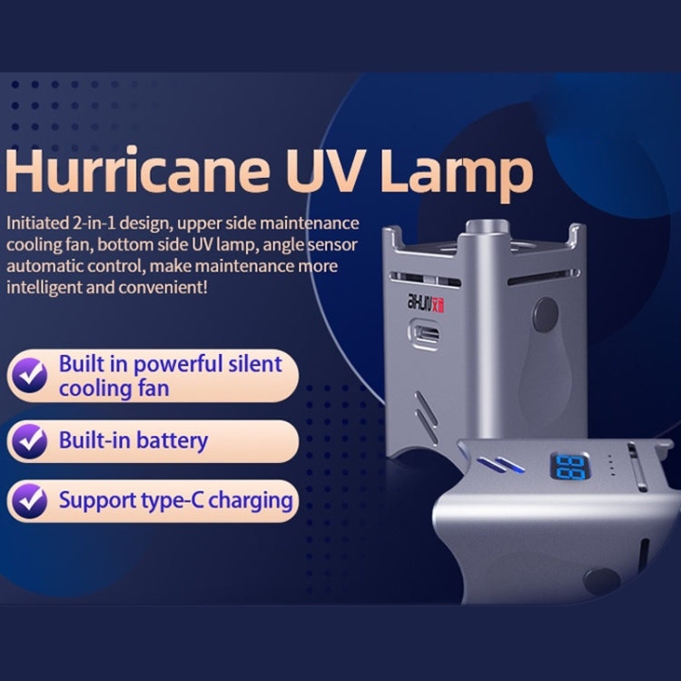 AiXun Hurricane UV Lamp with Cooling Fan for Repair Tools