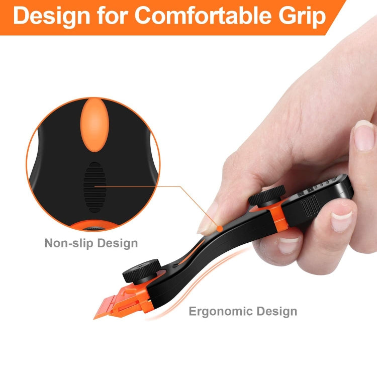Double Headed Scraper Blade Glue Squeegee Remover Cleaner Tool, Double Headed  (Orange), Double Headed  (Blue), Double Headed (Yellow)