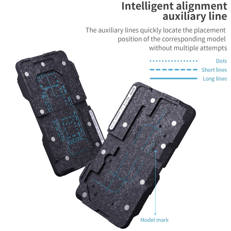 Qianli 10 in 1 Middle Frame Reballing Platform For iPhone X / XS / XS Max / 11 / 11 Pro / 11 Pro Max / 12 / 12 Pro / 12 mini / 12 Pro Max               ...